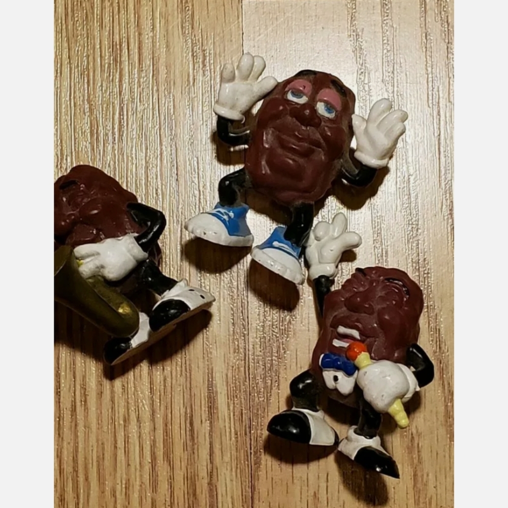 California Raisins Figures 3 Piece Lot